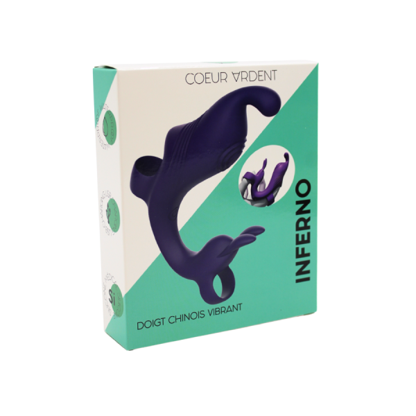 Doigt Vibrant à Double Moteur INFERNO 